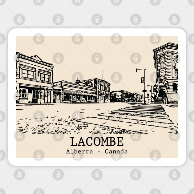 Lacombe - Alberta Magnet by Lakeric